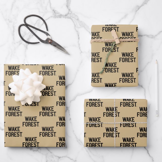 Wake Forest University | Wake Forest Wrapping Paper Sheet (Front)