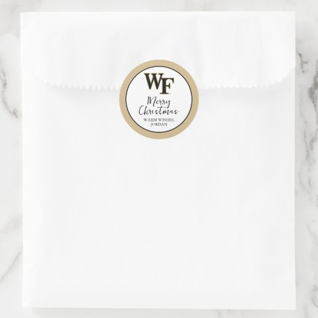 Wake Forest University | WF Classic Round Sticker (Bag)