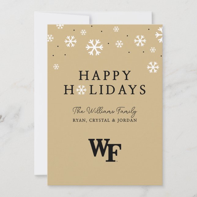 Wake Forest University | WF Holiday Card (Front)