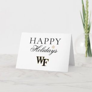 Wake Forest University WF Holiday Card