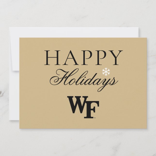 Wake Forest University | WF Holiday Card (Front)