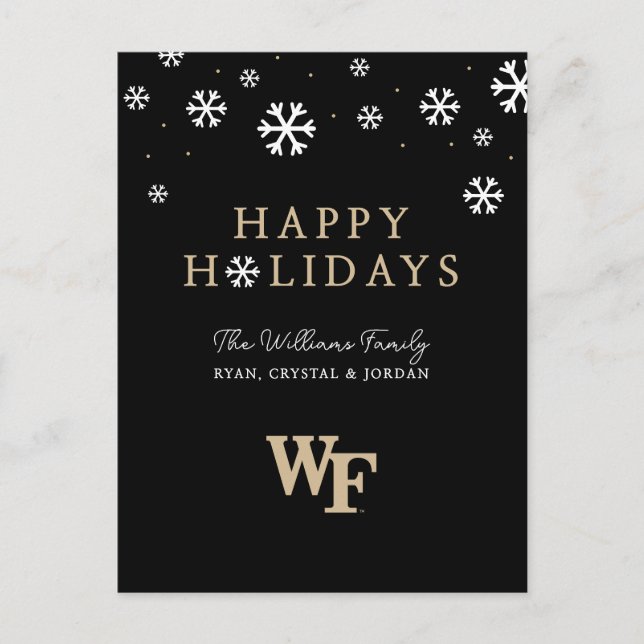 Wake Forest University | WF Holiday Postcard (Front)