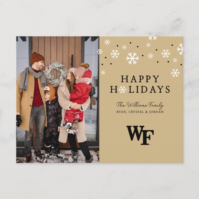 Wake Forest University | WF Holiday Postcard (Front)