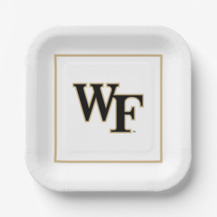 Wake Forest University WF Paper Plate