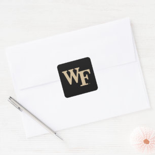 Wake Forest University   WF Square Sticker