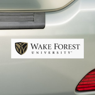 Wake Forest University Wordmark Bumper Sticker