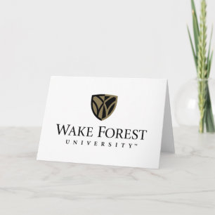 Wake Forest University Wordmark Card