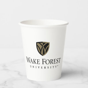 Wake Forest University Wordmark Paper Cups