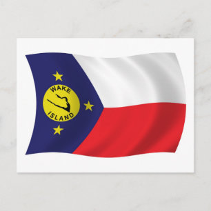 Wake Island Flag Postcard