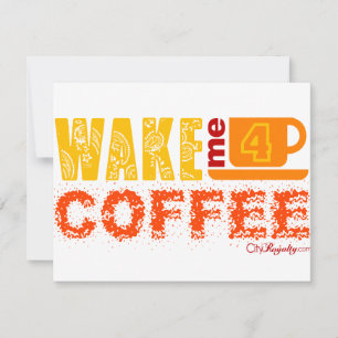 Wake me for coffee