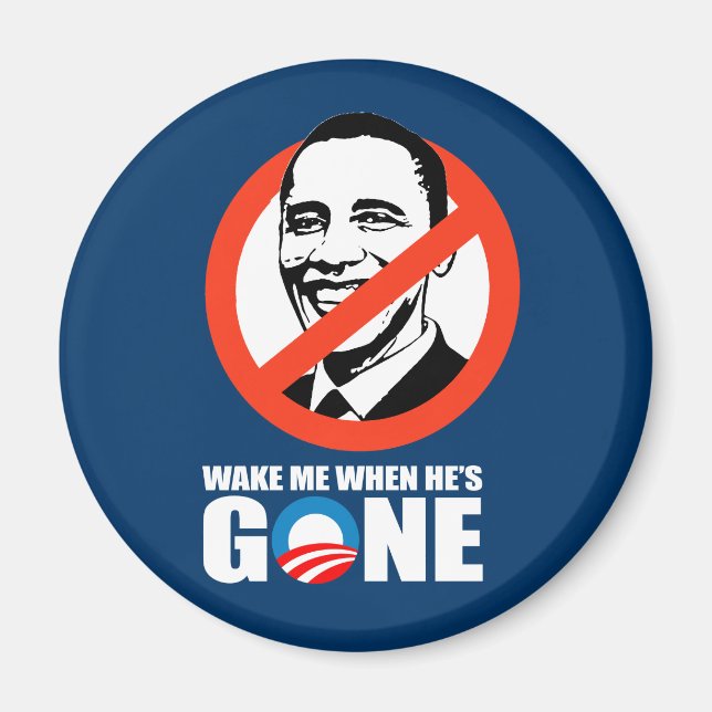 WAKE ME WHEN HE'S GONE MAGNET (Front)