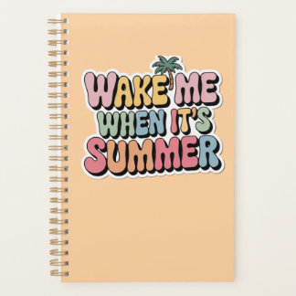 Wake Me When It’s Summer Retro Vibes Planner