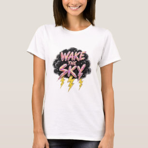 Wake The Sky Lightning Storm T-Shirt