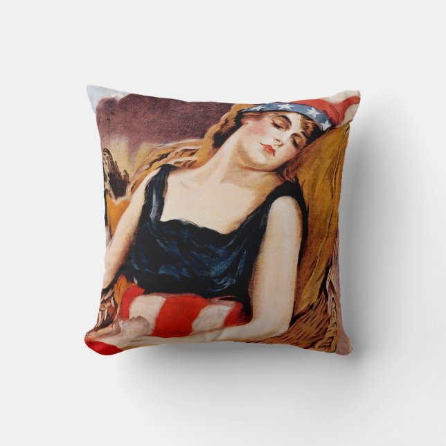 Wake Up America Cushion (Front)