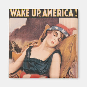 Wake Up America Magnet