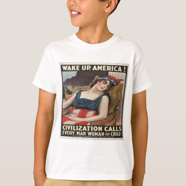 WAKE UP AMERICA T-Shirt (Front)