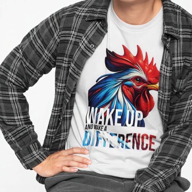WAKE UP AND MAKE A DIFFERENCE T-Shirt (Creator Uploaded)