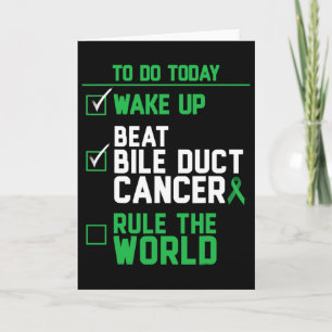 Wake Up Beat Bile Duct Cancer Rule The World 1  Card