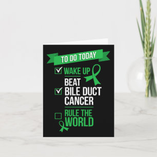 Wake Up Beat Bile Duct Cancer Rule The World  Card
