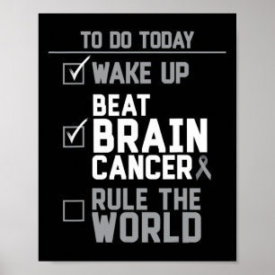 Wake Up Beat Brain Cancer Rule the World  Poster