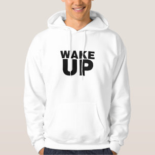 Wake Up Black Hoodie