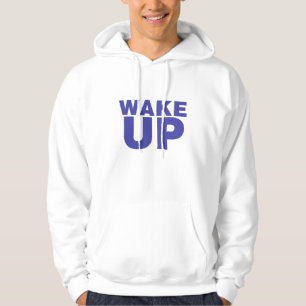 Wake Up Blue Hoodie