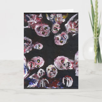 "Wake Up Dead" greeting card by jack larson