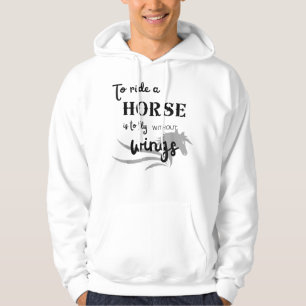 Wake Up Early For Horse Shows Equestrian Show Jump Hoodie