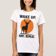 Wake Up Hunt Repeat T-Shirt | Minimalist Hunting