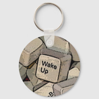 WAKE UP KEY RING