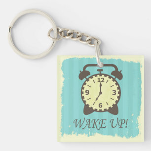 Wake up! key ring