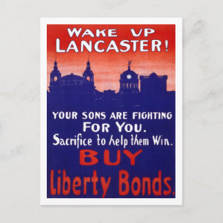 Wake Up Lancaster Postcard