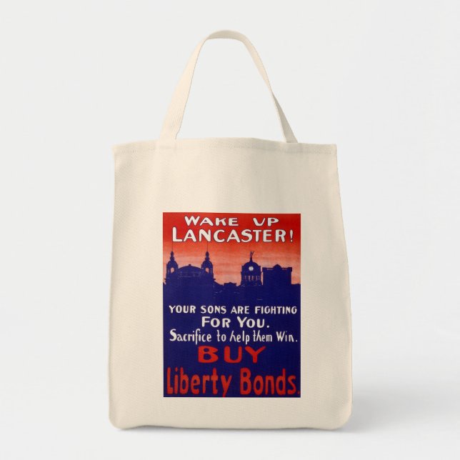 Wake Up Lancaster Tote Bag (Front)