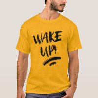Wake Up! Nice Design Text 