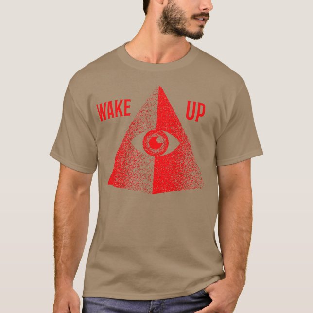 Wake Up Pyramid T-Shirt (Front)