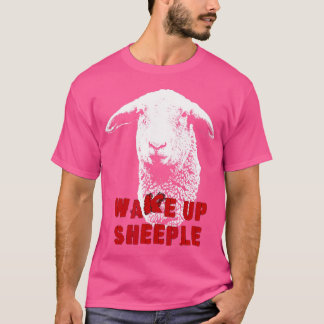 Wake Up Sheeple Brainwashed Sheep T-Shirt