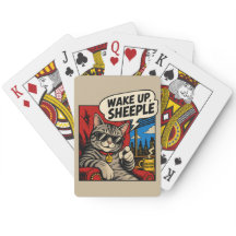Wake Up Sheeple - Conspiracy Cat