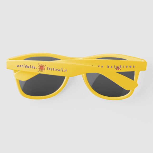wake up sunshine kitty sunglasses (Back)