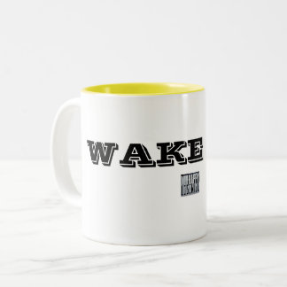 Wake Up! Two-Tone Coffee Mug