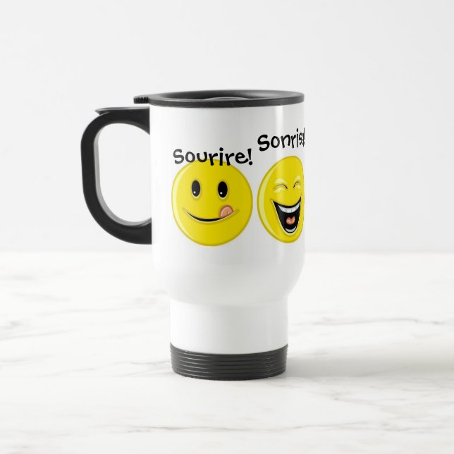 Wake Up with a Smile Mug ... ; ) (Left)