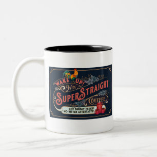 Wake Up! With SuperStraight Covfefe! Two-Tone Coffee Mug