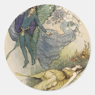 Wake When Some Vile Thing is Near Classic Round Sticker