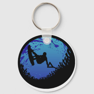 Wakeboard Bubble Burst Key Ring