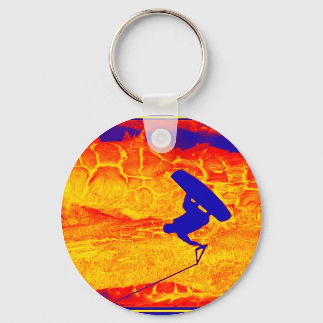 Wakeboard Mystic Key Ring (Front)