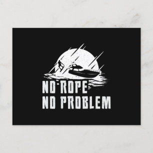 Wakeboard No Rope No Problem Wake Wakeboarding Postcard