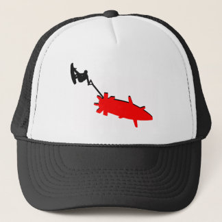 Wakeboard Red Clouds Trucker Hat