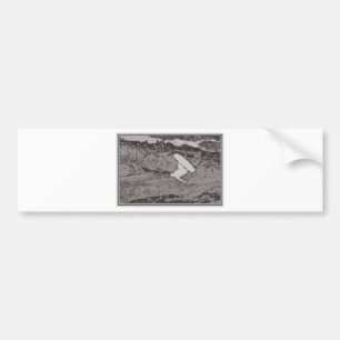 Wakeboard tone bumper sticker