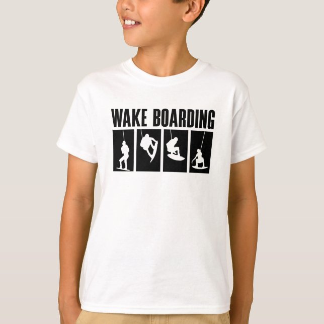 Wakeboard Wake Boarding Wakeboarding Wakeboarder T-Shirt (Front)