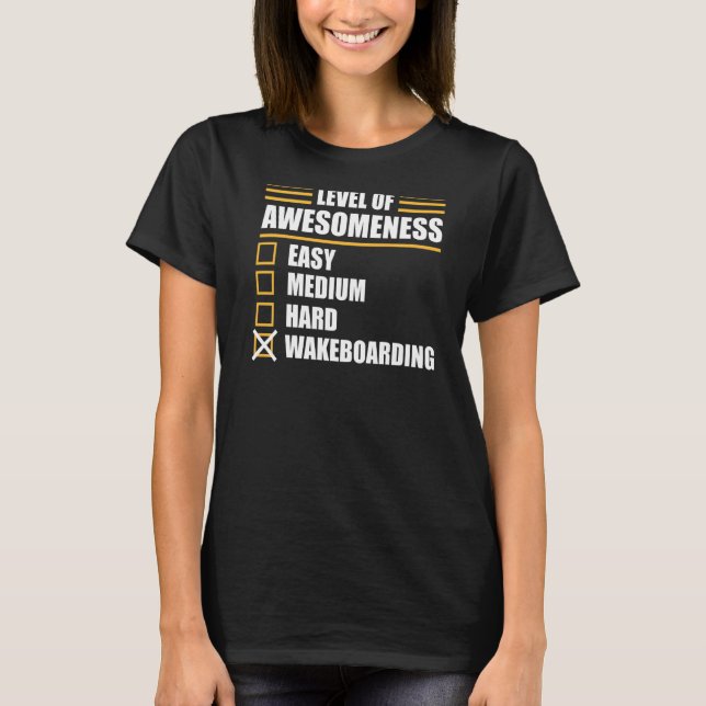 Wakeboard Wakeboarding Wakeboarder T-Shirt (Front)