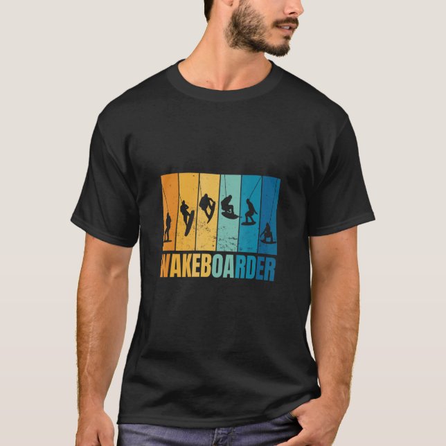 Wakeboarden Wakeboarder Wakeboard Training Wakeboa T-Shirt (Front)